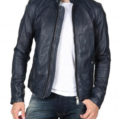 Handmade Custom New Men Rider Simple Classic Leather Jacket, men leather jacket, Leather jacket for men, Biker Leather Jacket, Motorcycle Jacket