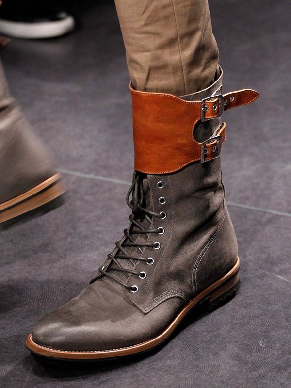 mens military style boots