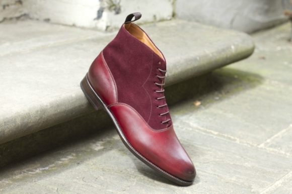 men's burgundy dress boots