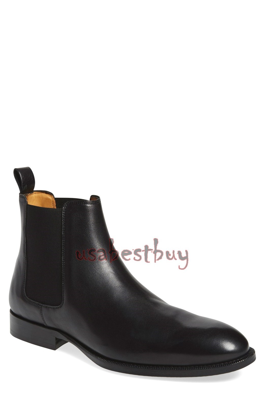 New Handmade Mens Latest Style Black Leather Chelsea Boots Men Leather Boots On Luulla